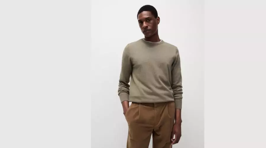 Pure Cotton Crew Neck Jumper