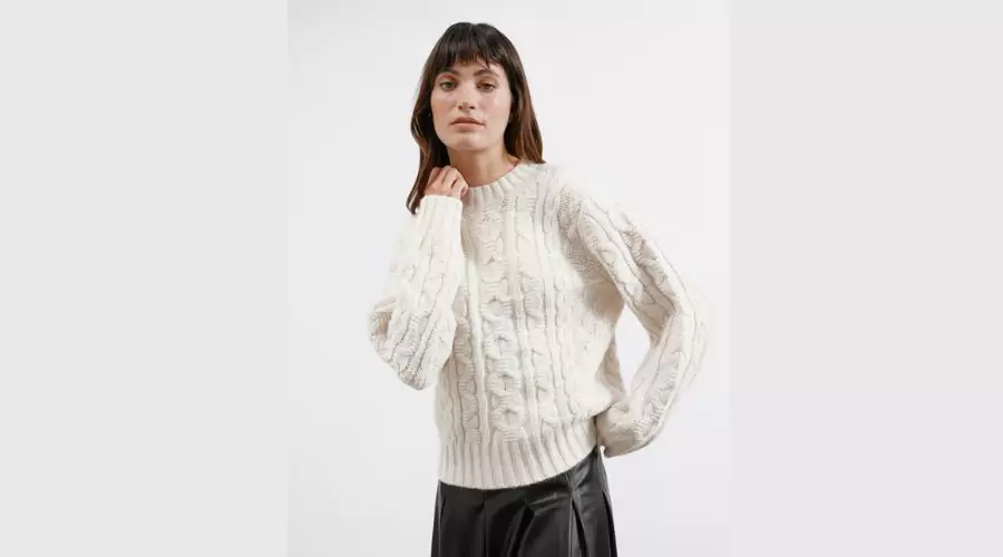 Albaray New Cable Knit Crew Neck Jumper