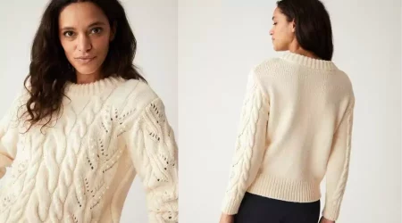 Cream knit jumper