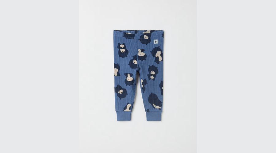 Cotton Rich Bear Leggings (1-12 Mths)