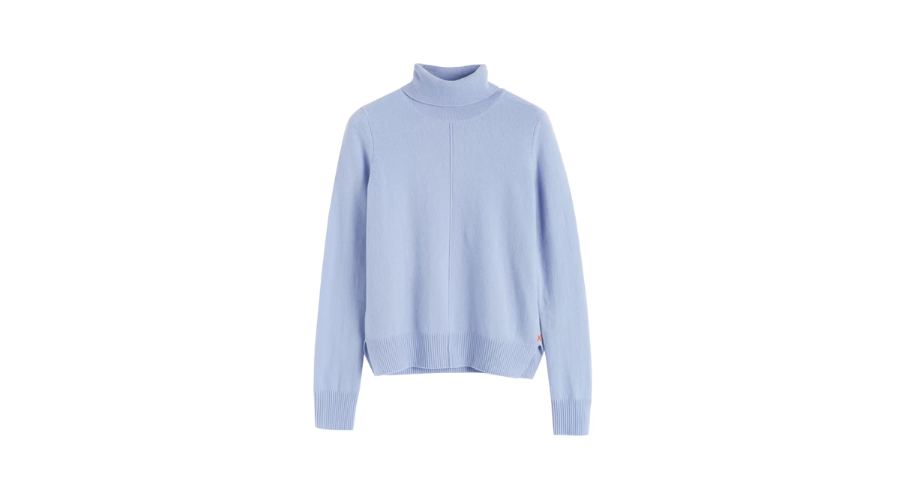 Pure Wool Roll Neck Jumper