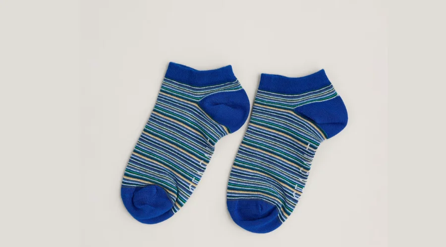 Seasalt Cornwall Striped Trainer Socks