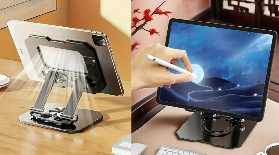 Innovative Golden Desktop 360 Degree Tablet Stand Holder