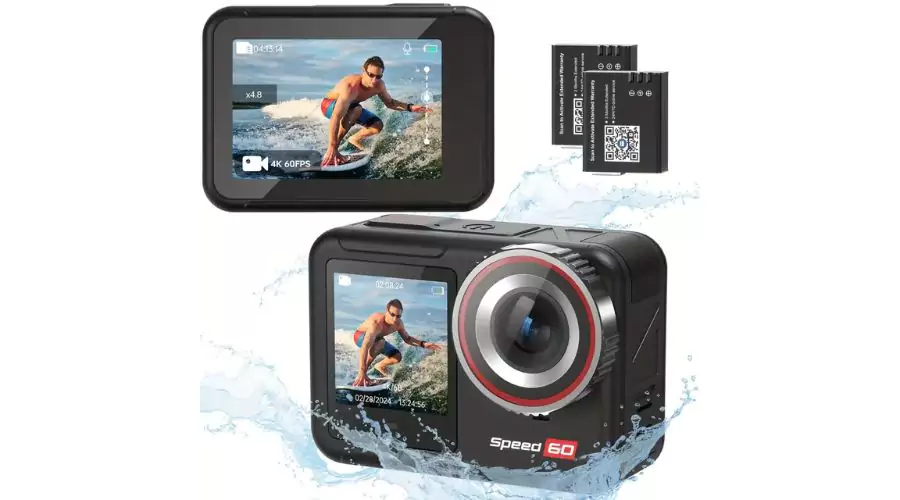 Underwater Camera 33FT with 2.35 Inch Touch Screen