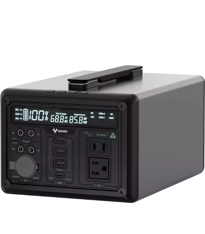 Goneo Portable Power Station with Lithium Battery