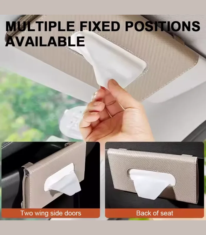 Car Sunshade Plate Tissue Box
