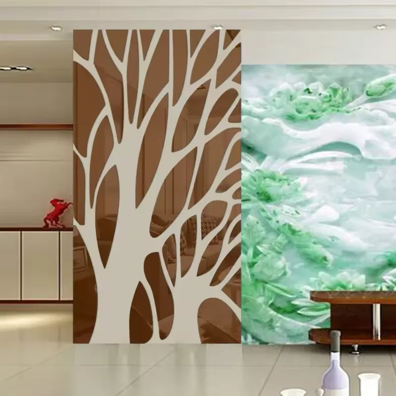 3D Acrylic Mirror Wall Stickers Tree