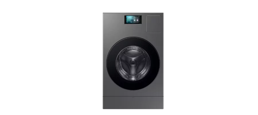 Samsung Bespoke AI All-in-One WD18DB8995BZT1 18/11kg Heat Pump Washer Dryer – Dark Steel