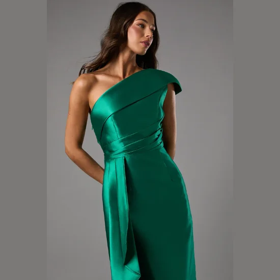 One Shoulder Column Dress (2)